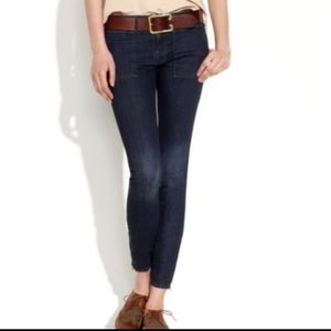 Madewell Dark Wash Switchyard Skinny Jean size 29